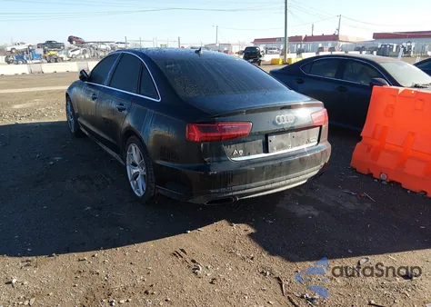 2016 Audi A6 3.0T Premium Plus z USA, uszkodzony, nr VIN WAUFGAFC5GN005668